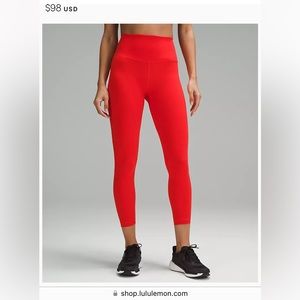 Lululemon size 6 Wunder Train HR Tight 25” NWT
